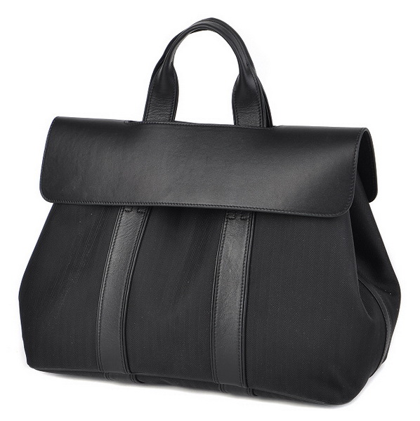 Best Hermes Canvas Handbags Black 509001 - Click Image to Close